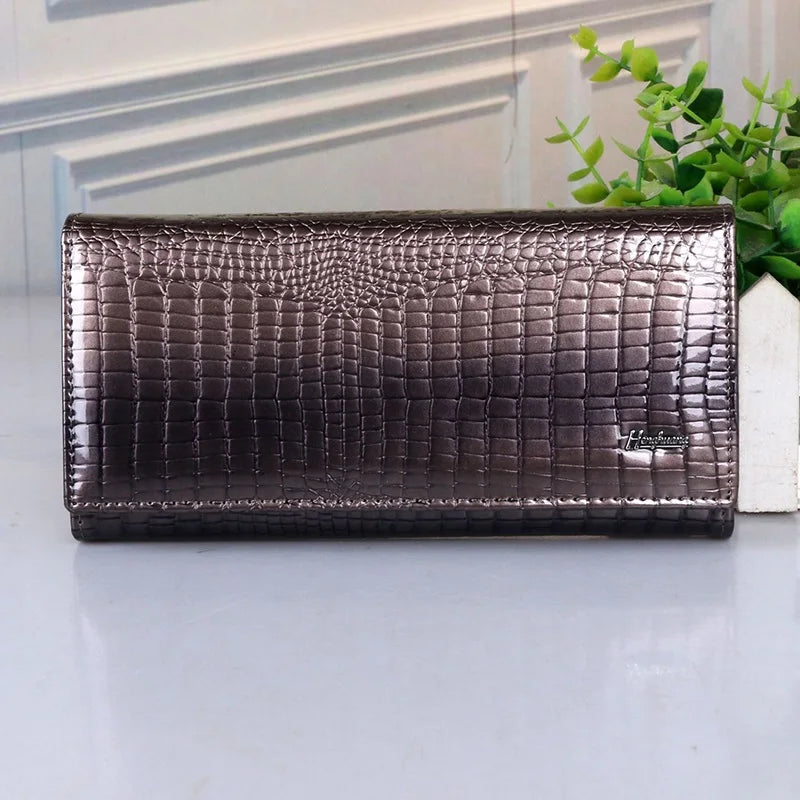 Alligator Pattern Purse