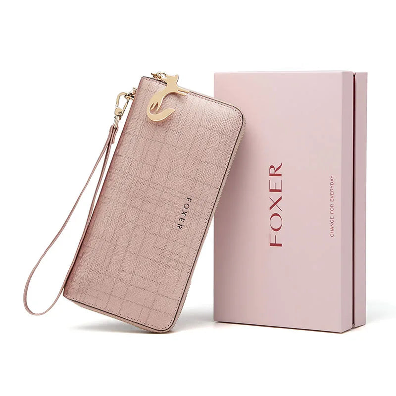 FOXER Women Split Leather Clutch