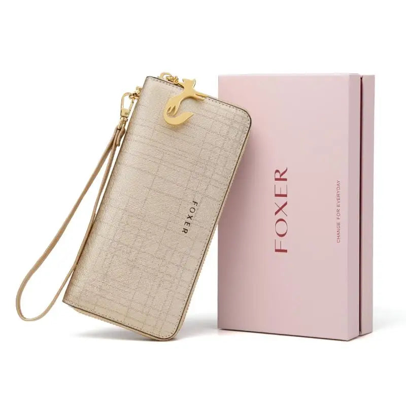 FOXER Women Split Leather Clutch