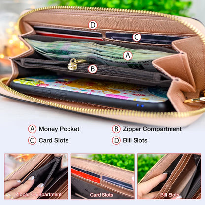 FOXER Women Split Leather Clutch