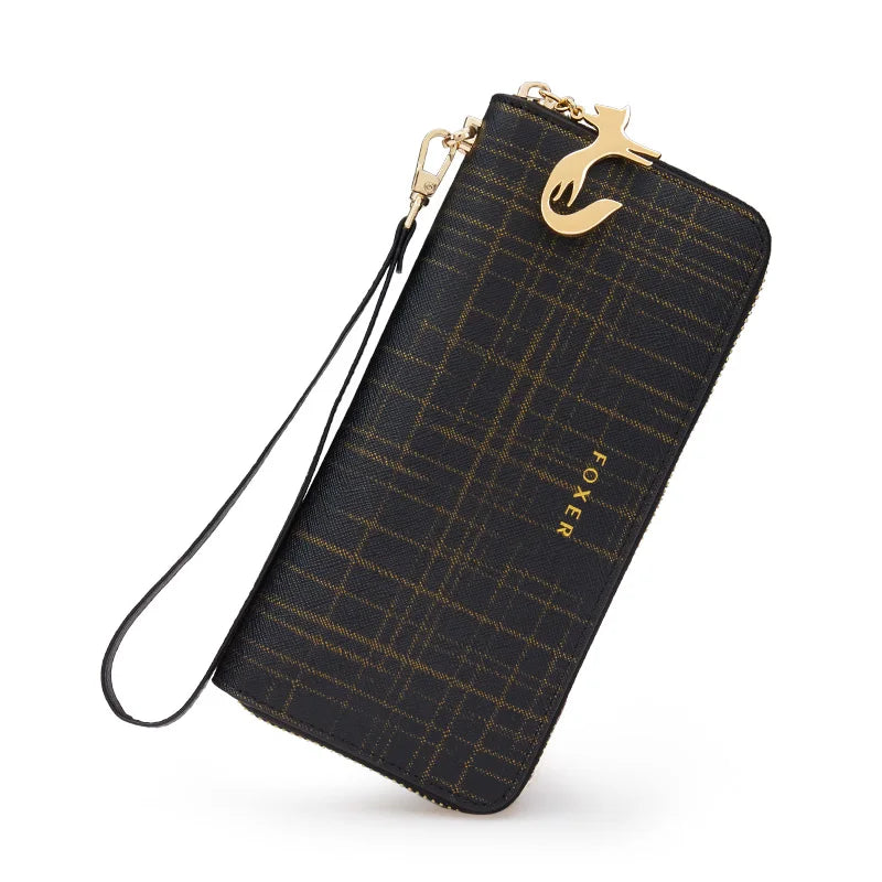 FOXER Women Split Leather Clutch
