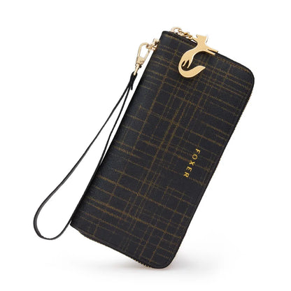 FOXER Women Split Leather Clutch