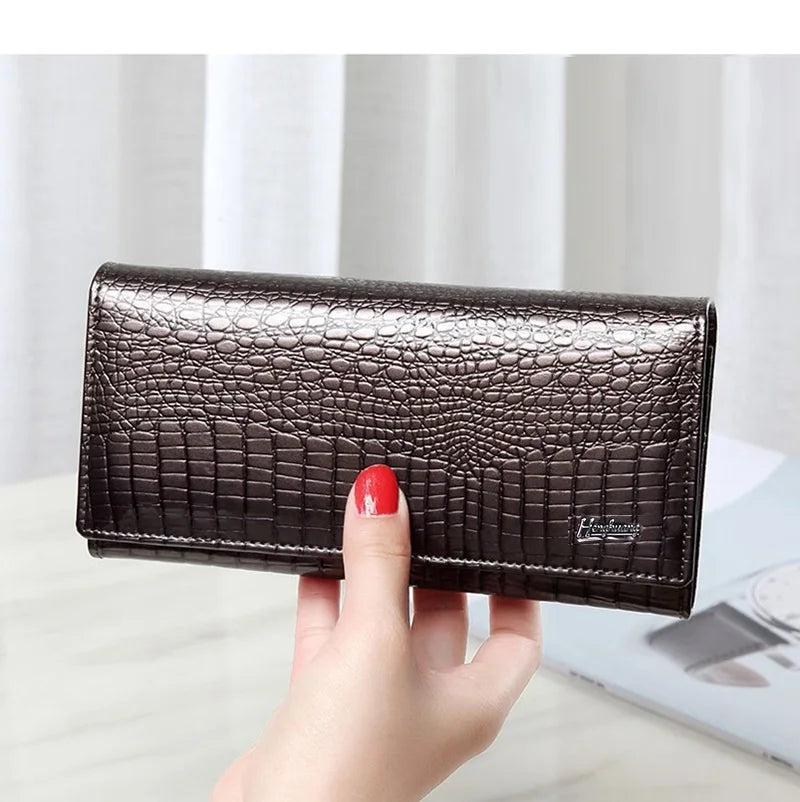 Alligator Pattern Purse