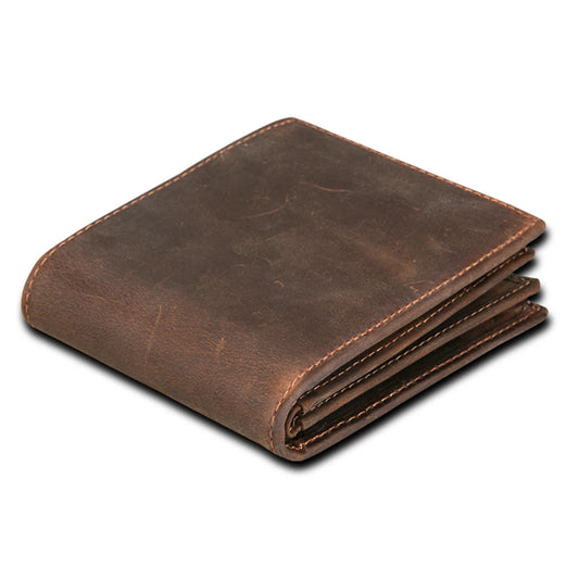 Oil Wax Skin Wallet Man