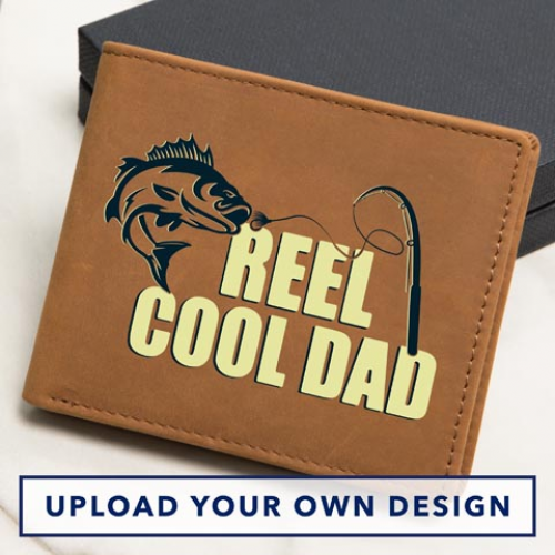 Genuine cowhide leather wallet (customisable)